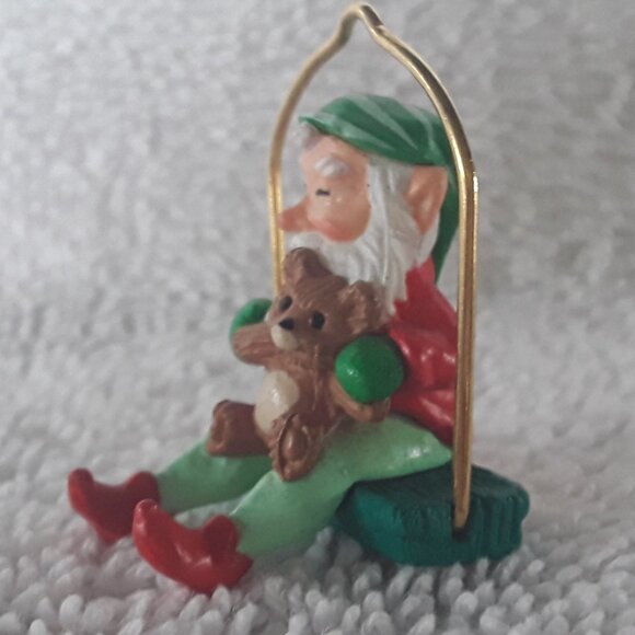Hallmark Miniature Ornament- Sharing a Ride, 1989, no box - Picture 2 of 3